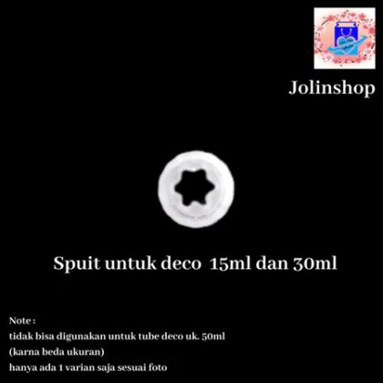 Spuit Plastik Untuk Deco 15ml dan 30ml